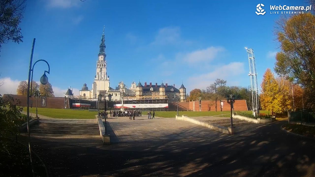 CZĘSTOCHOWA - widok na JASNĄ Górę - 28 październik 2026, 19:56