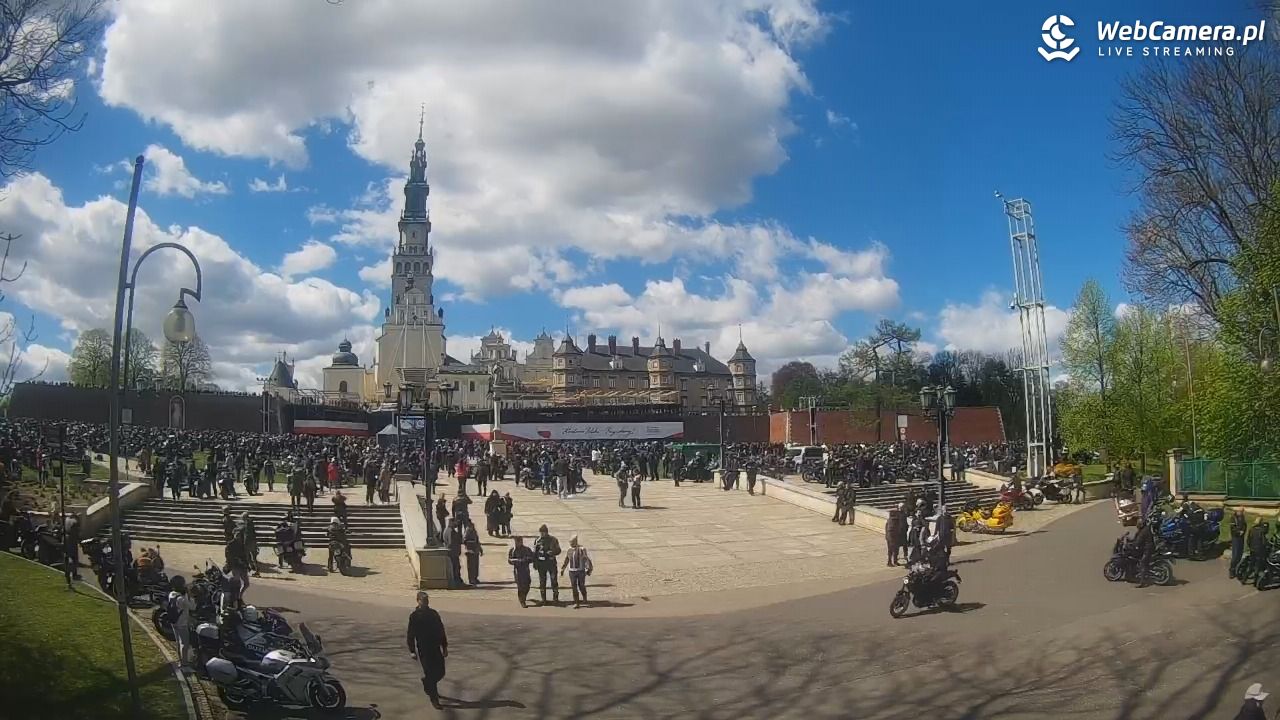 CZĘSTOCHOWA - widok na JASNĄ Górę - 26 kwiecień 2026, 13:09
