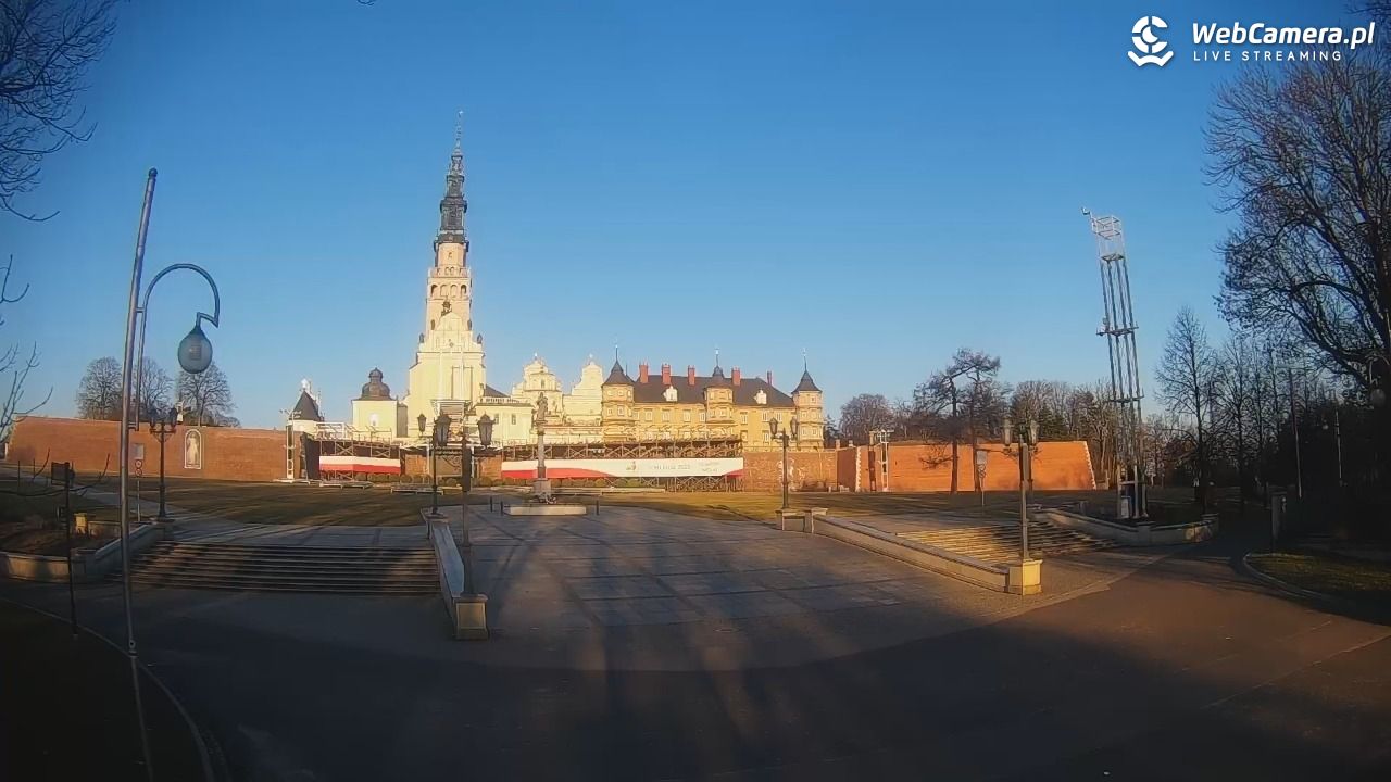 CZĘSTOCHOWA - widok na JASNĄ Górę - 14 marzec 2026, 06:54