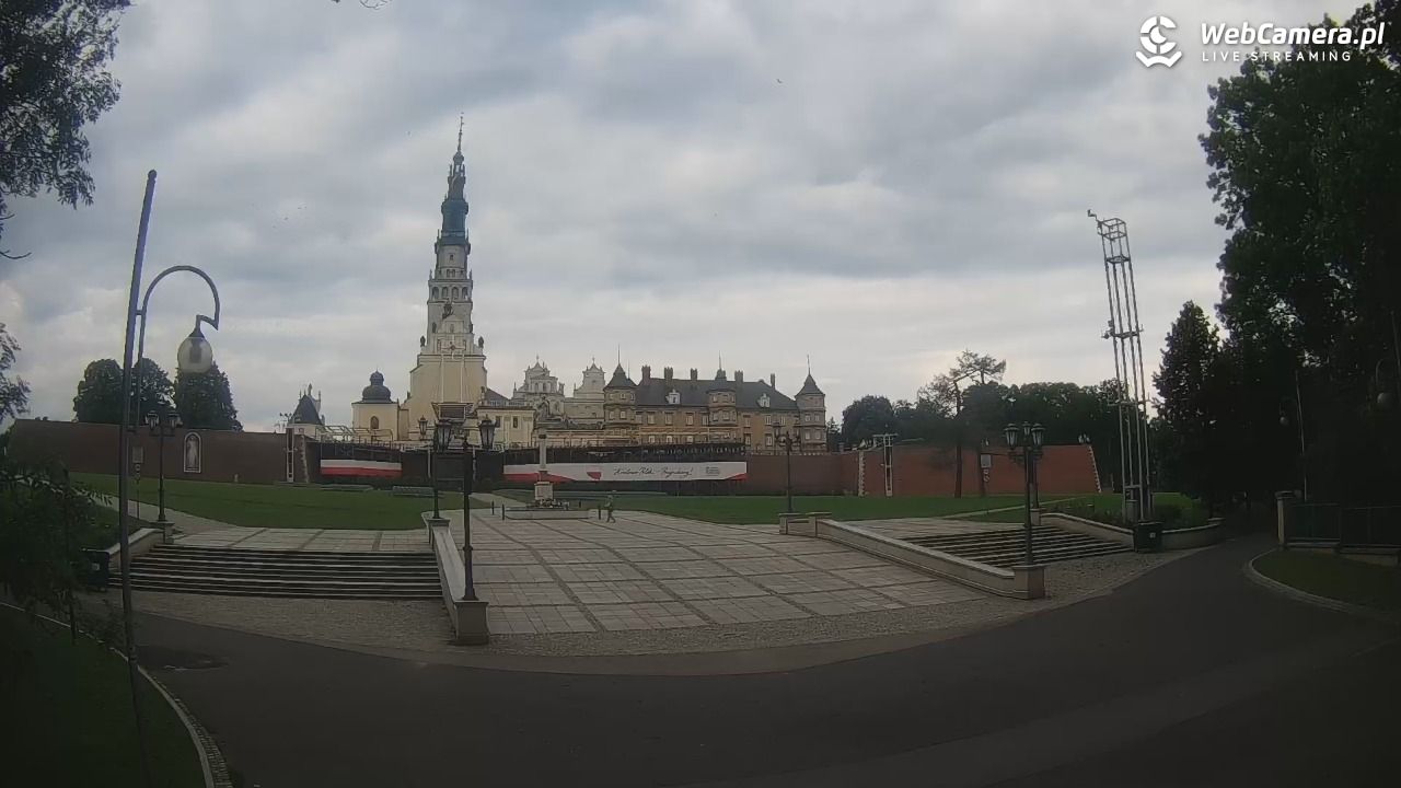 CZĘSTOCHOWA - widok na JASNĄ Górę - 27 lipiec 2026, 07:16