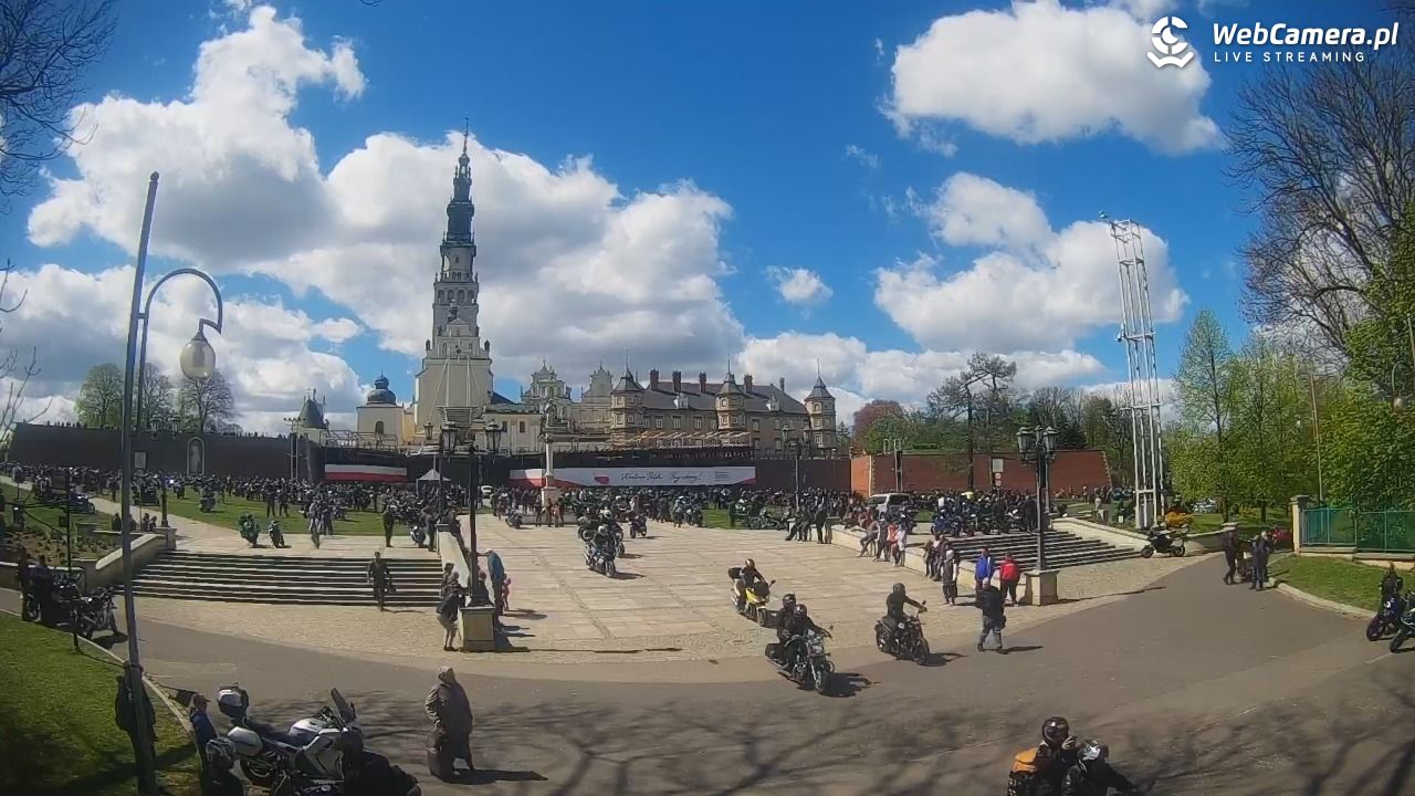 CZĘSTOCHOWA - widok na JASNĄ Górę - 26 kwiecień 2026, 13:20
