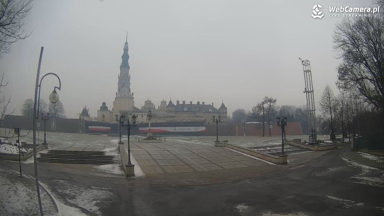 CZĘSTOCHOWA - widok na JASNĄ Górę - 27 styczeń 2026, 08:51