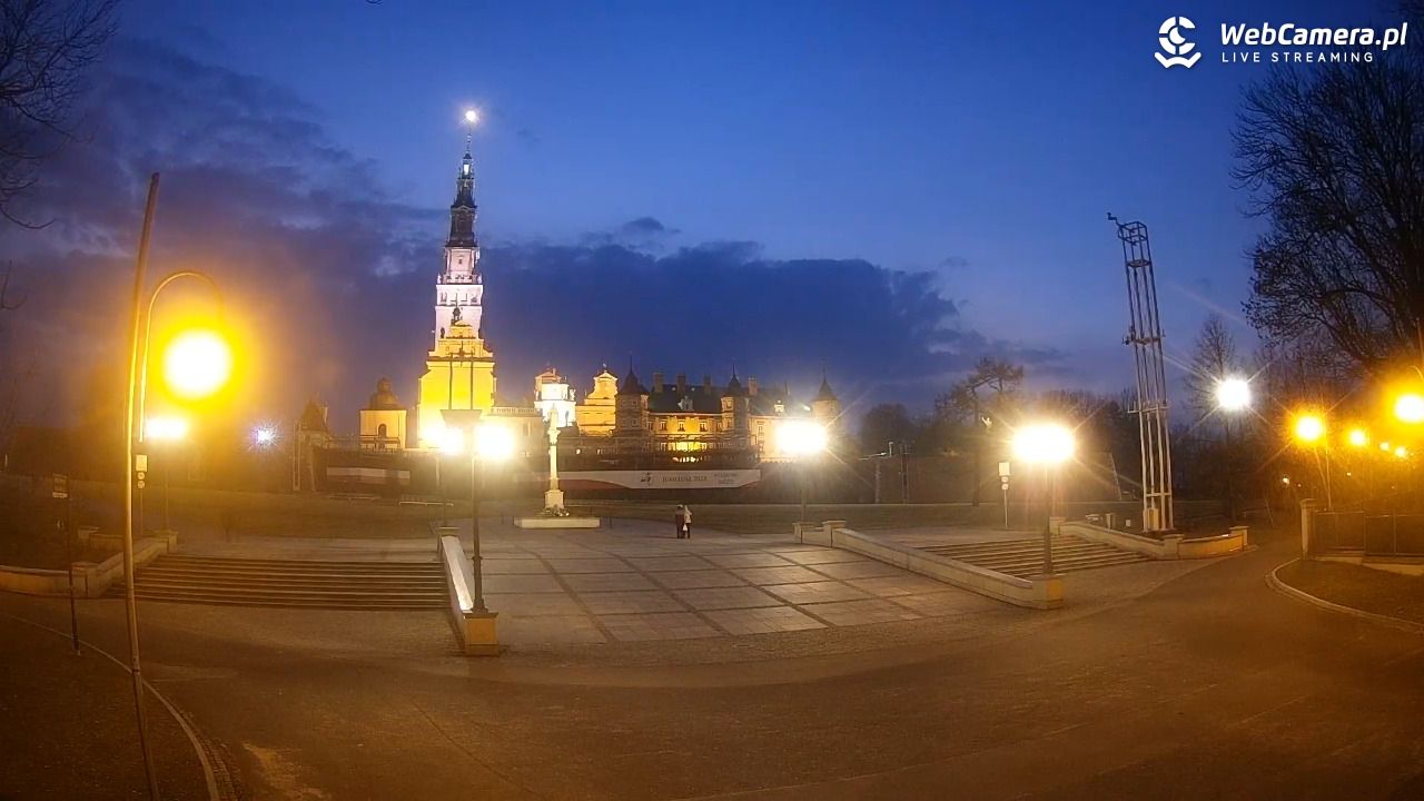 CZĘSTOCHOWA - widok na JASNĄ Górę - 10 marzec 2026, 18:16