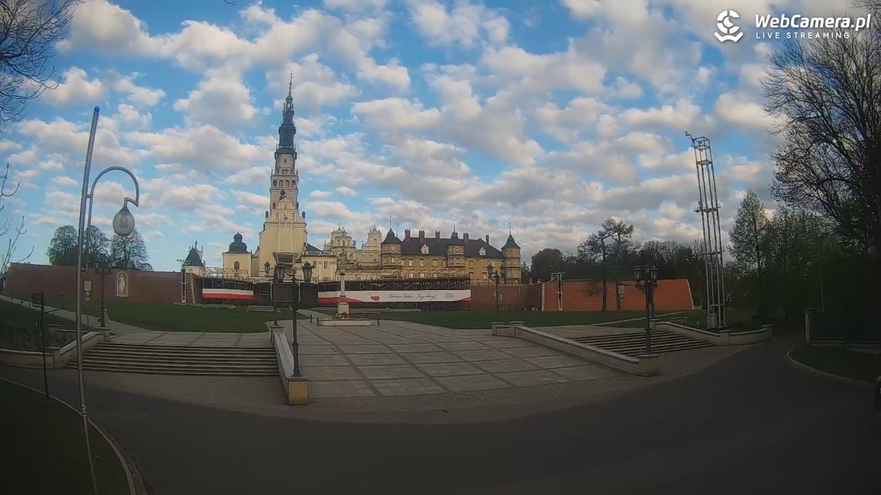 CZĘSTOCHOWA - widok na JASNĄ Górę - 29 kwiecień 2026, 06:43