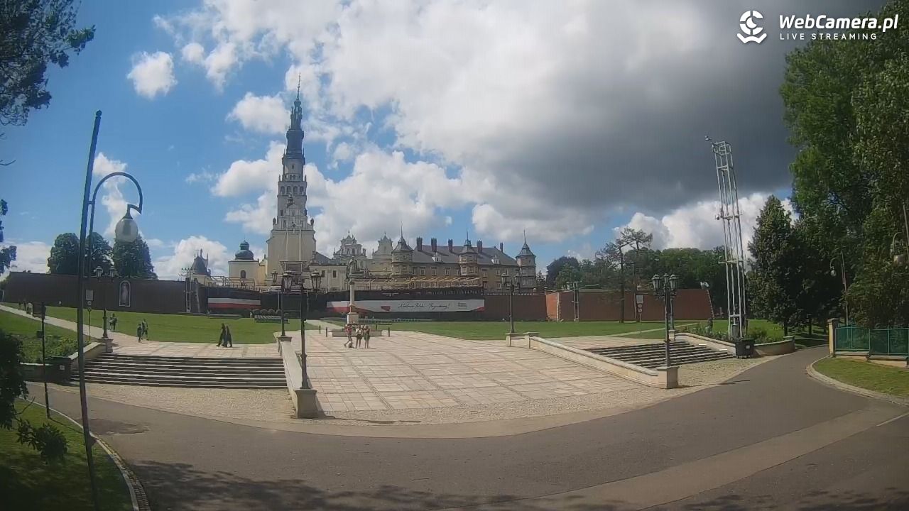 CZĘSTOCHOWA - widok na JASNĄ Górę - 27 lipiec 2026, 14:04