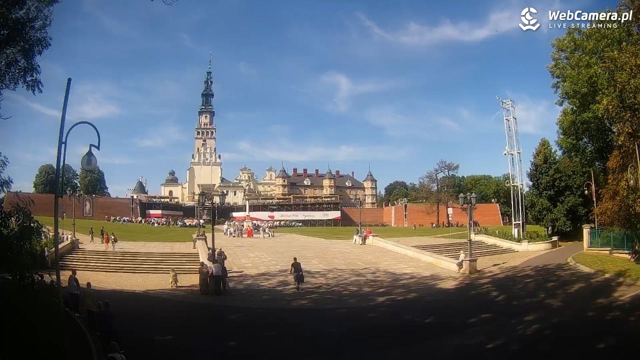 CZĘSTOCHOWA - widok na JASNĄ Górę - 08 wresień 2026, 11:40