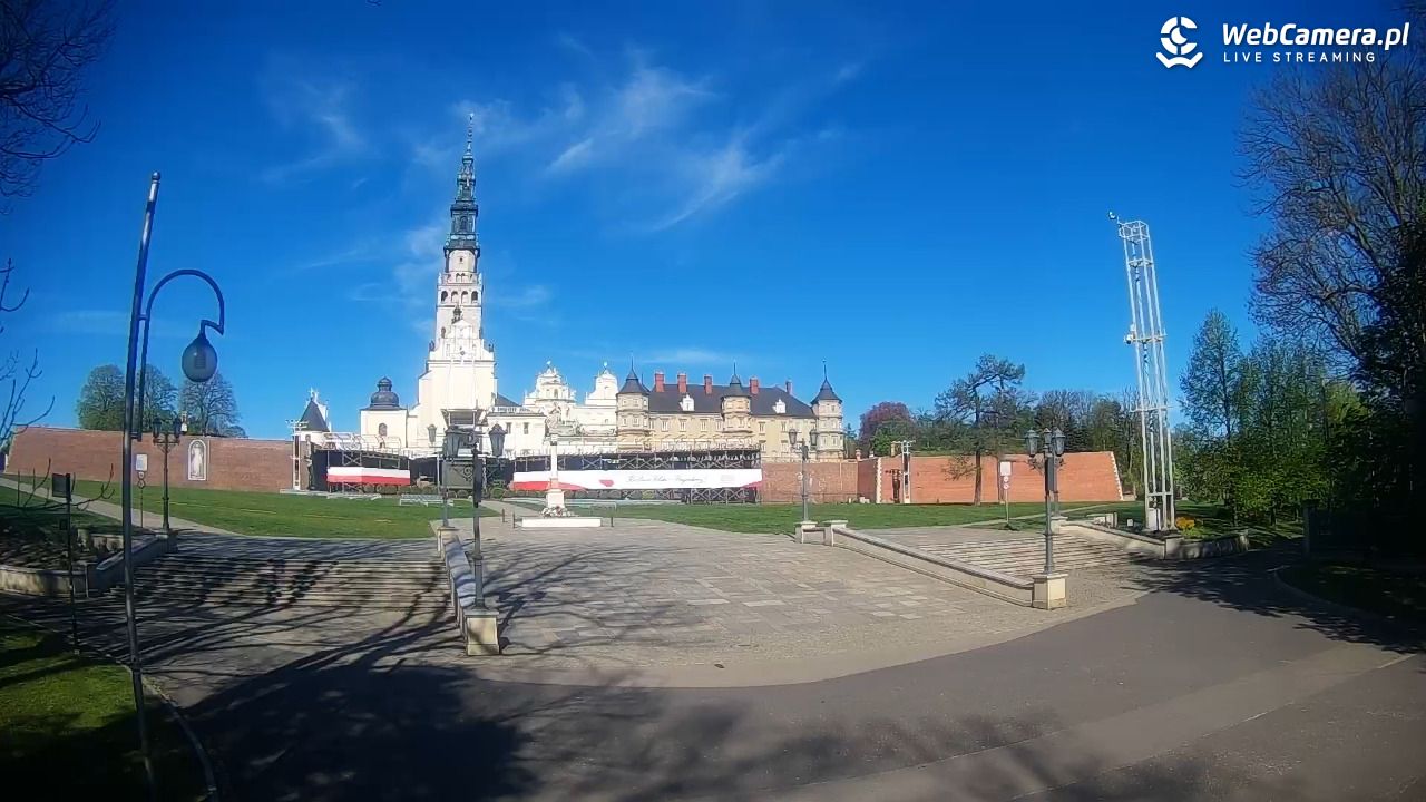 CZĘSTOCHOWA - widok na JASNĄ Górę - 27 kwiecień 2026, 08:49