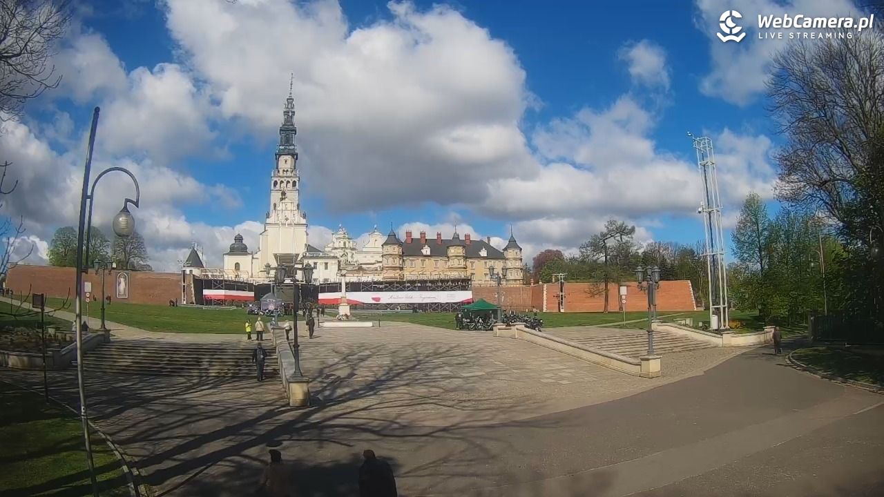 CZĘSTOCHOWA - widok na JASNĄ Górę - 26 kwiecień 2026, 09:30