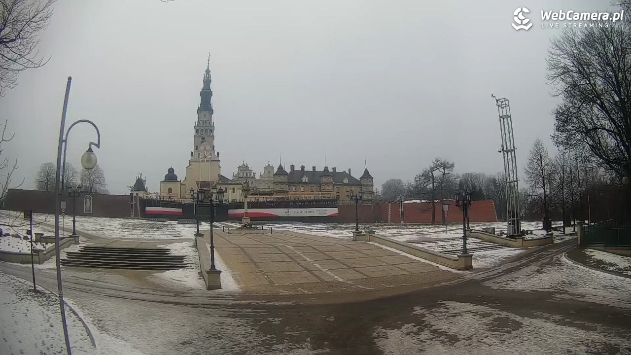 CZĘSTOCHOWA - widok na JASNĄ Górę - 24 styczeń 2026, 08:57