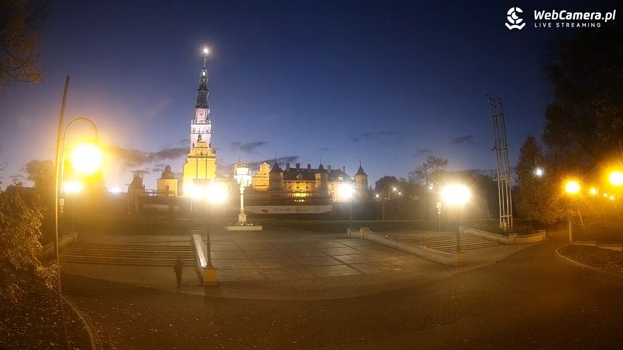 CZĘSTOCHOWA - widok na JASNĄ Górę - 28 październik 2026, 19:56