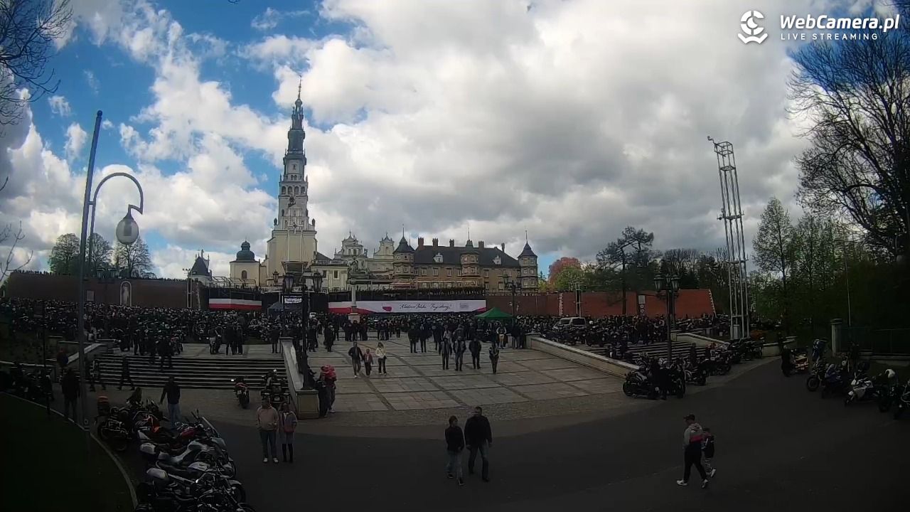 CZĘSTOCHOWA - widok na JASNĄ Górę - 26 kwiecień 2026, 11:45