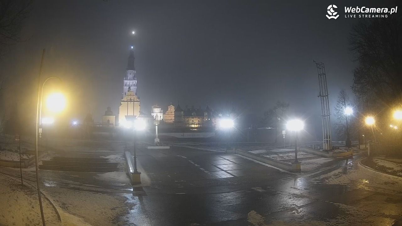 CZĘSTOCHOWA - widok na JASNĄ Górę - 25 styczeń 2026, 20:30