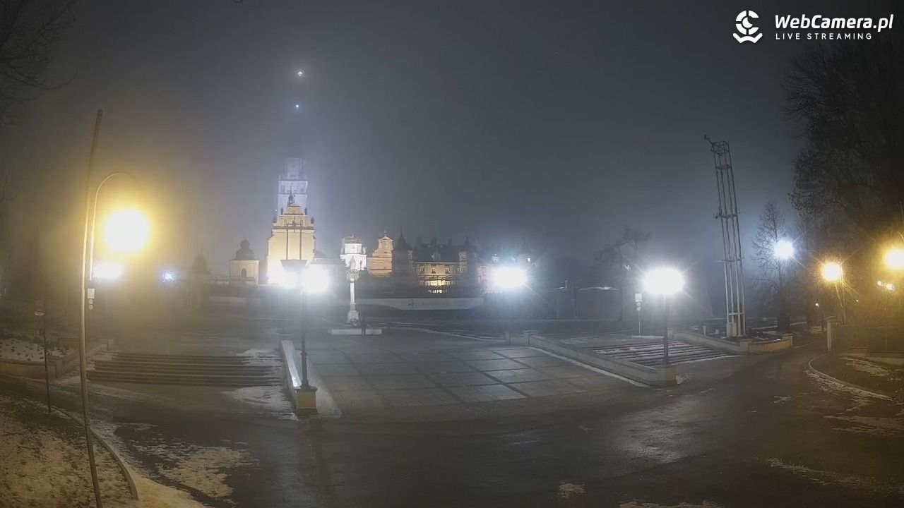 CZĘSTOCHOWA - widok na JASNĄ Górę - 28 styczeń 2026, 22:30