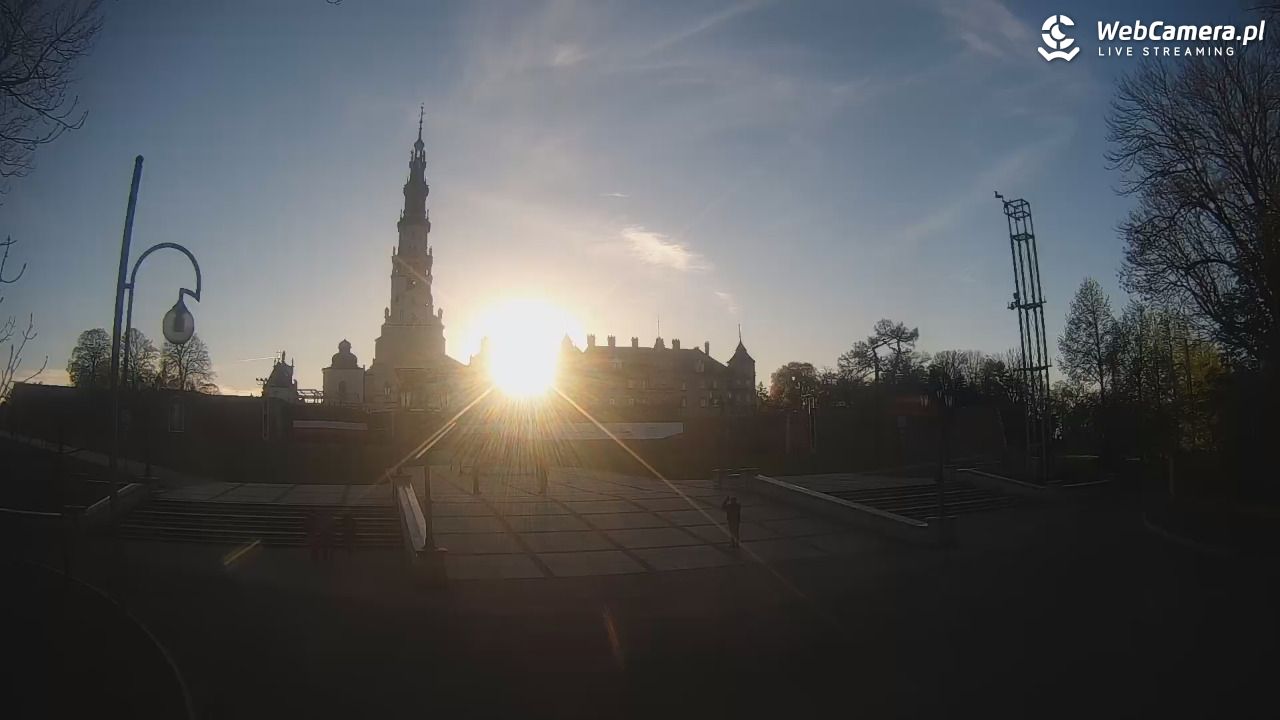 CZĘSTOCHOWA - widok na JASNĄ Górę - 26 kwiecień 2026, 19:00
