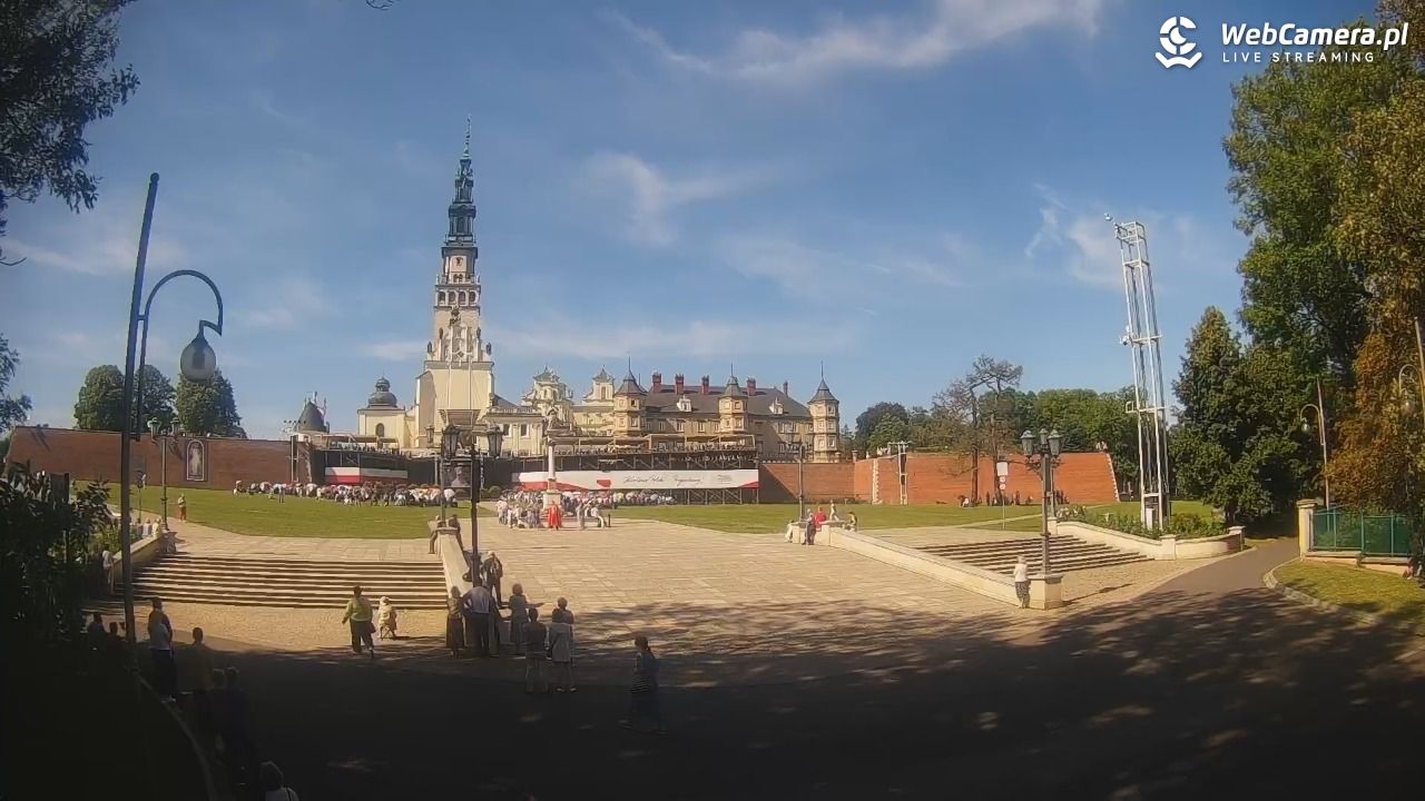 CZĘSTOCHOWA - widok na JASNĄ Górę - 08 wresień 2026, 11:45