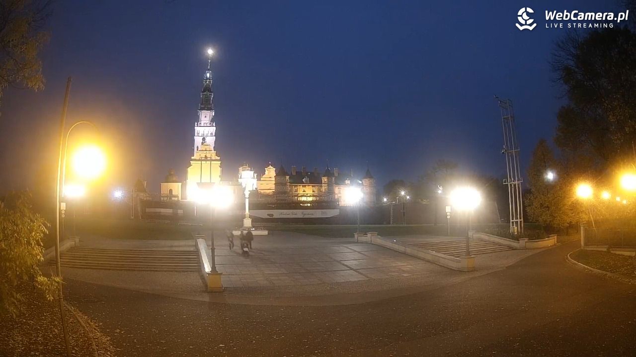 CZĘSTOCHOWA - widok na JASNĄ Górę - 28 październik 2026, 19:56