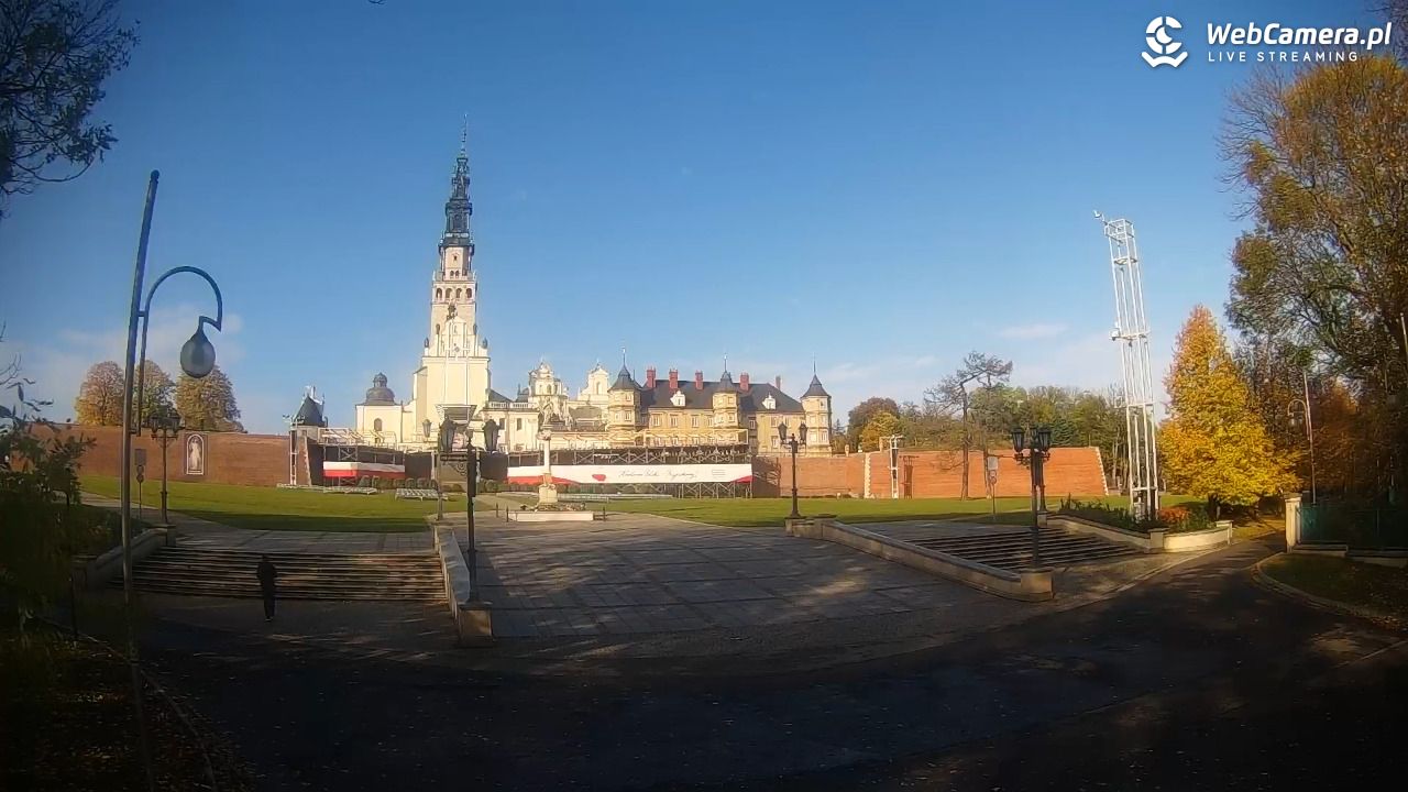 CZĘSTOCHOWA - widok na JASNĄ Górę - 28 październik 2026, 19:56