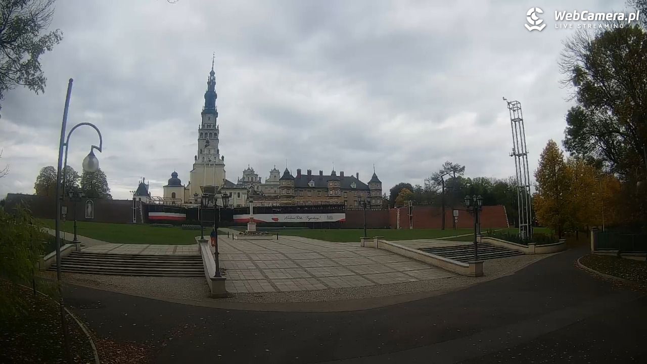 CZĘSTOCHOWA - widok na JASNĄ Górę - 28 październik 2026, 19:56