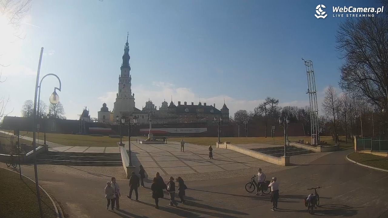 CZĘSTOCHOWA - widok na JASNĄ Górę - 15 marzec 2026, 15:05