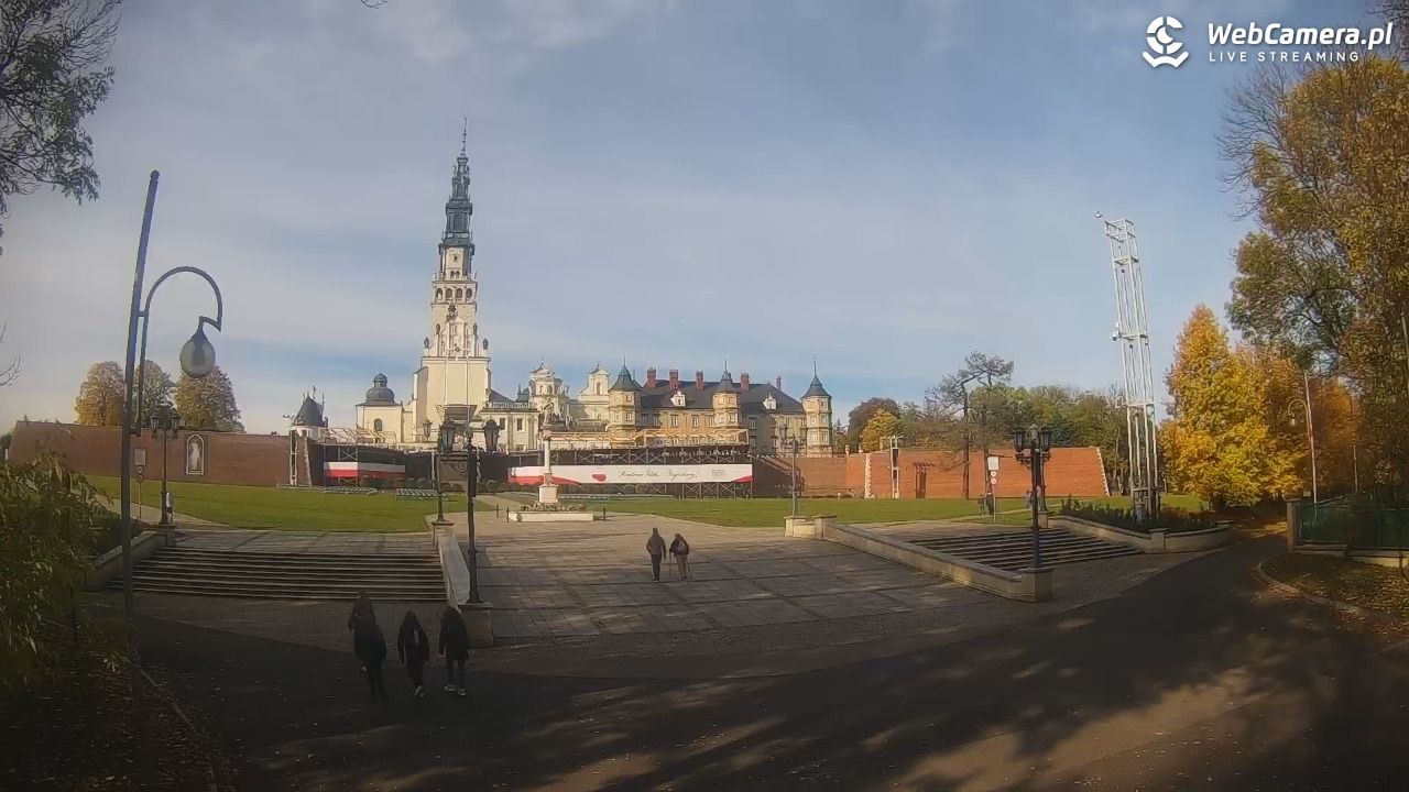 CZĘSTOCHOWA - widok na JASNĄ Górę - 28 październik 2026, 19:56