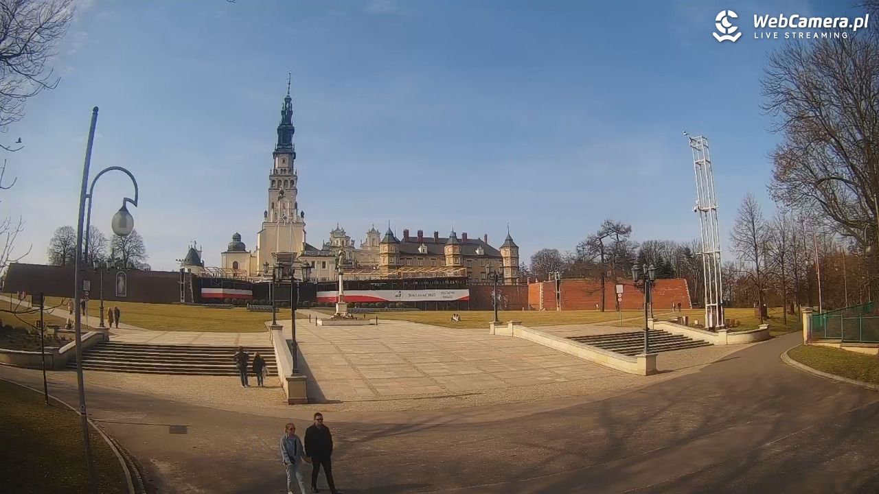 CZĘSTOCHOWA - widok na JASNĄ Górę - 15 marzec 2026, 11:52