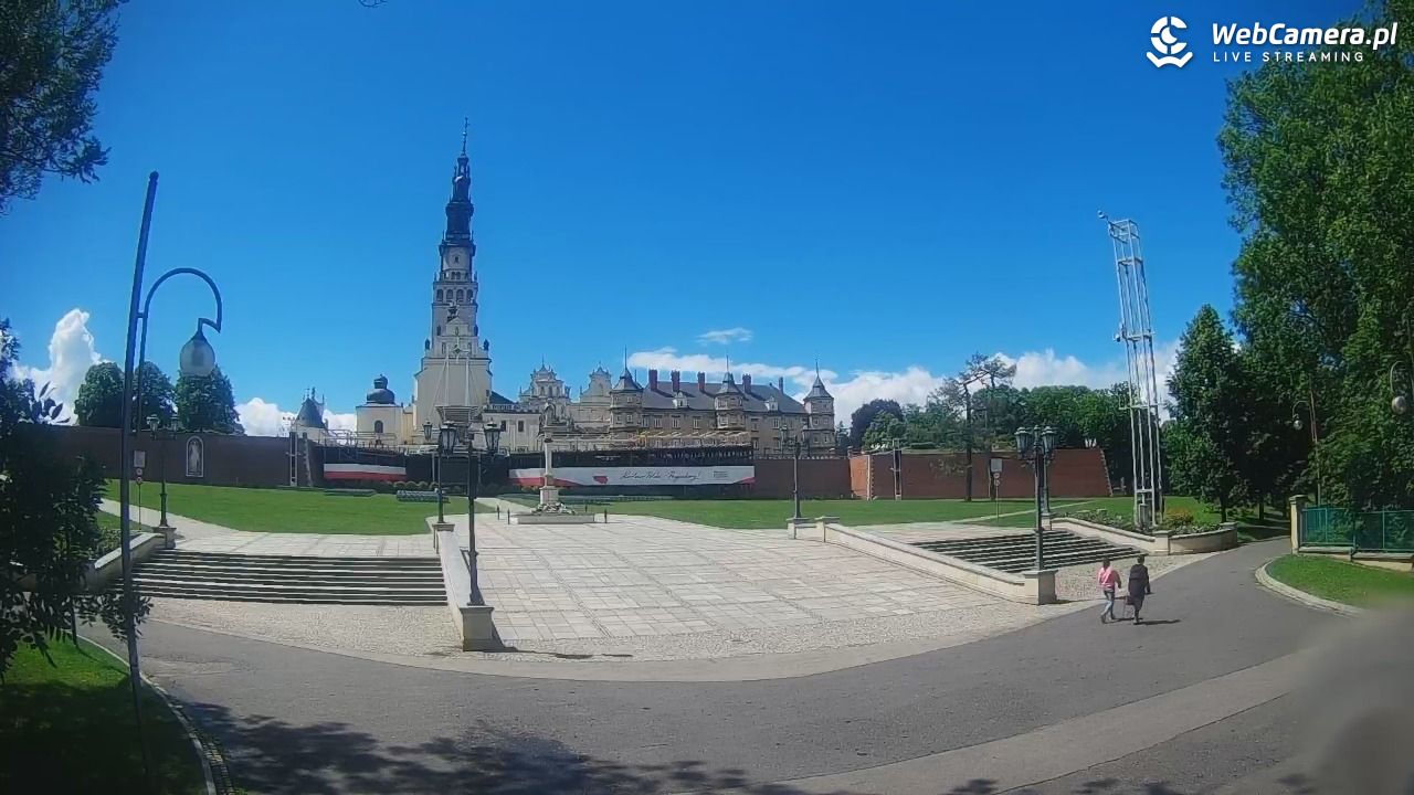 CZĘSTOCHOWA - widok na JASNĄ Górę - 14 czerwiec 2026, 13:55