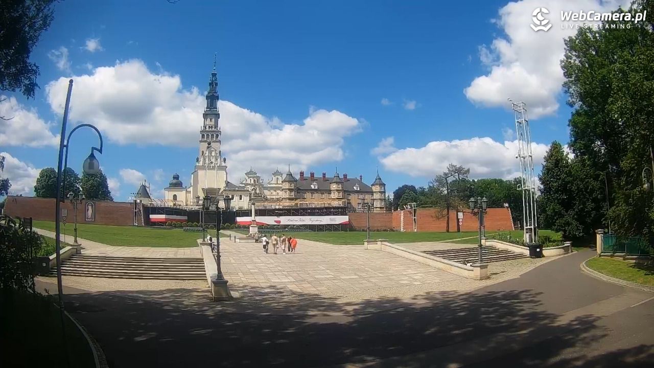 CZĘSTOCHOWA - widok na JASNĄ Górę - 28 lipiec 2026, 11:49