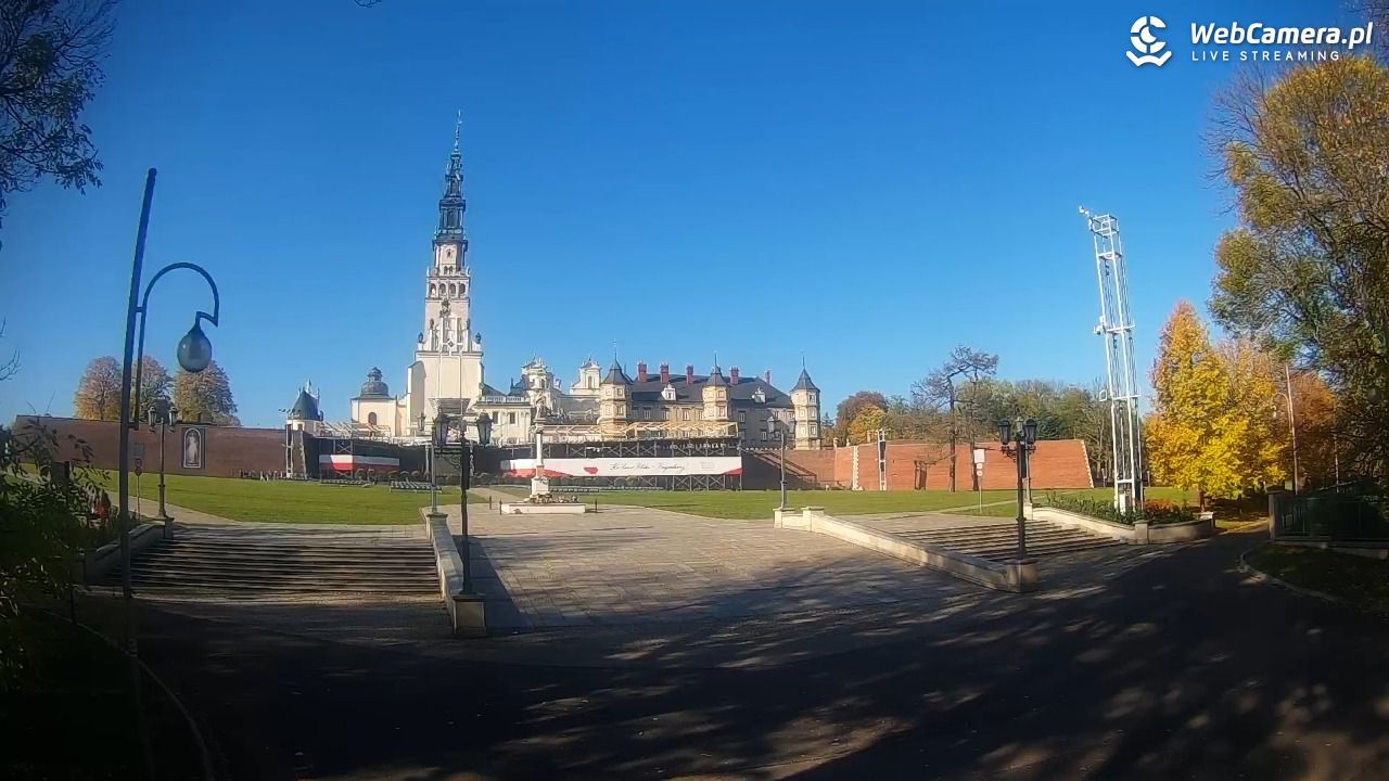 CZĘSTOCHOWA - widok na JASNĄ Górę - 28 październik 2026, 19:56