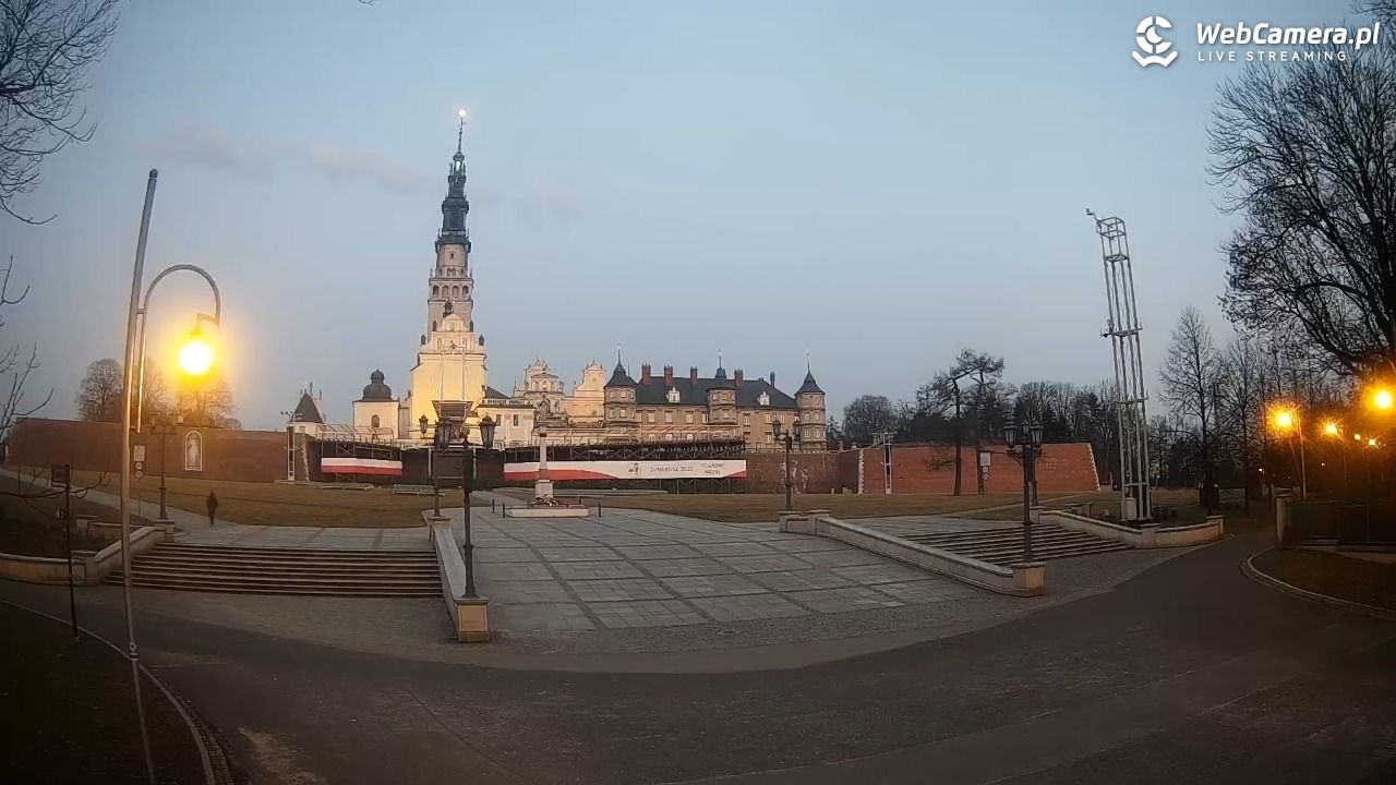 CZĘSTOCHOWA - widok na JASNĄ Górę - 11 marzec 2026, 05:50