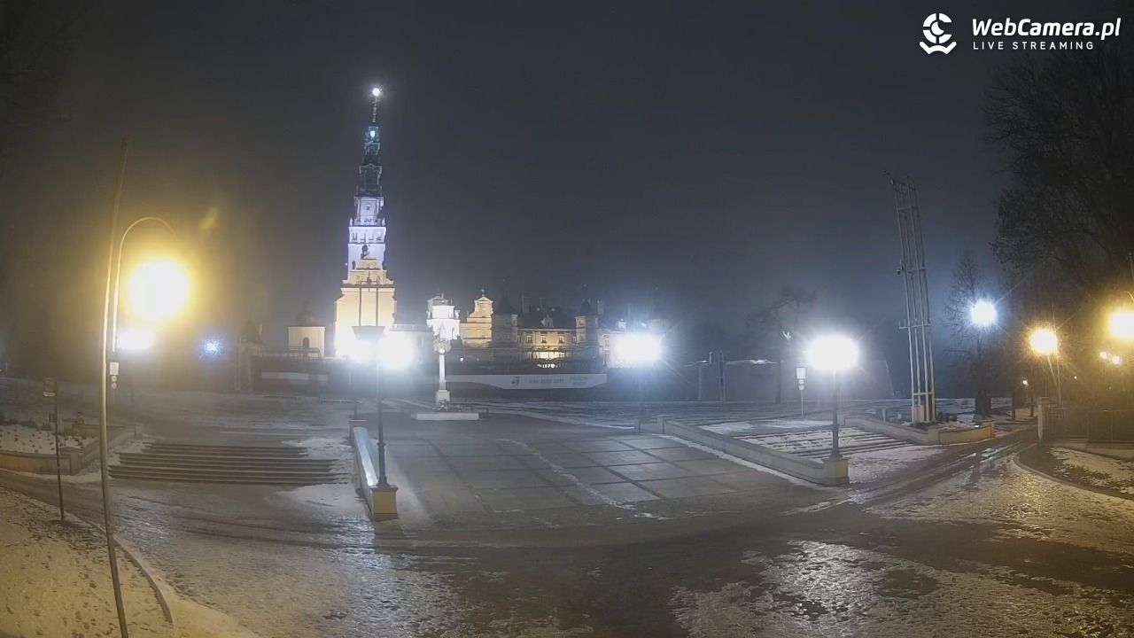 CZĘSTOCHOWA - widok na JASNĄ Górę - 24 styczeń 2026, 17:54