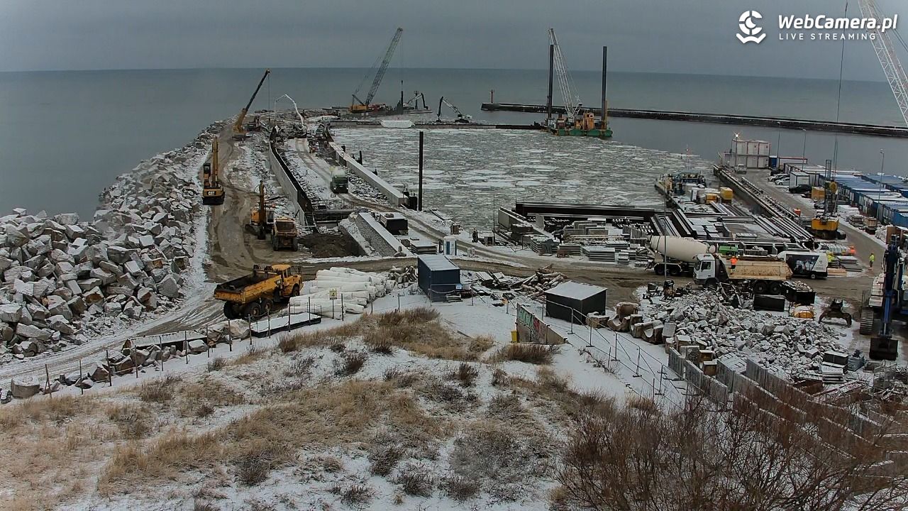 DARŁOWO - widok na plażę - 28 styczeń 2026, 13:01