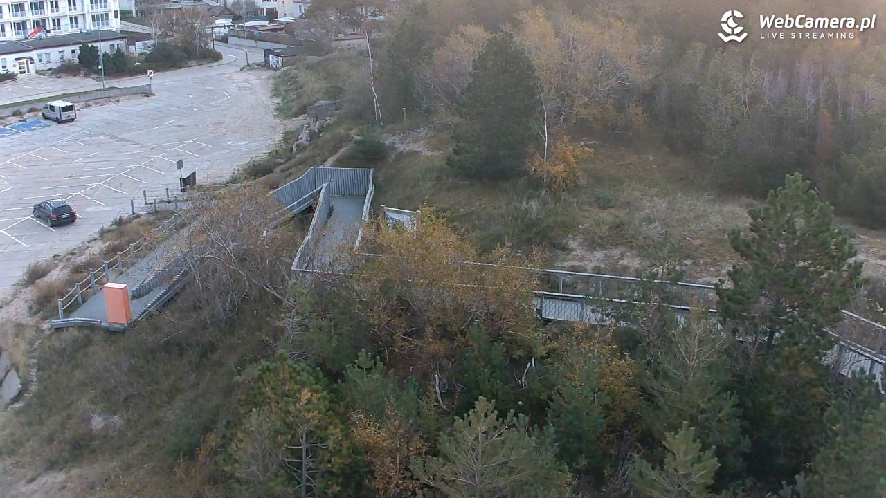 DARŁOWO - widok na plażę - 19 październik 2026, 05:28