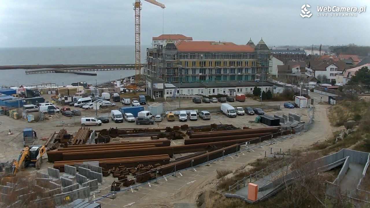 DARŁOWO - widok na plażę - 12 grudzień 2025, 09:05