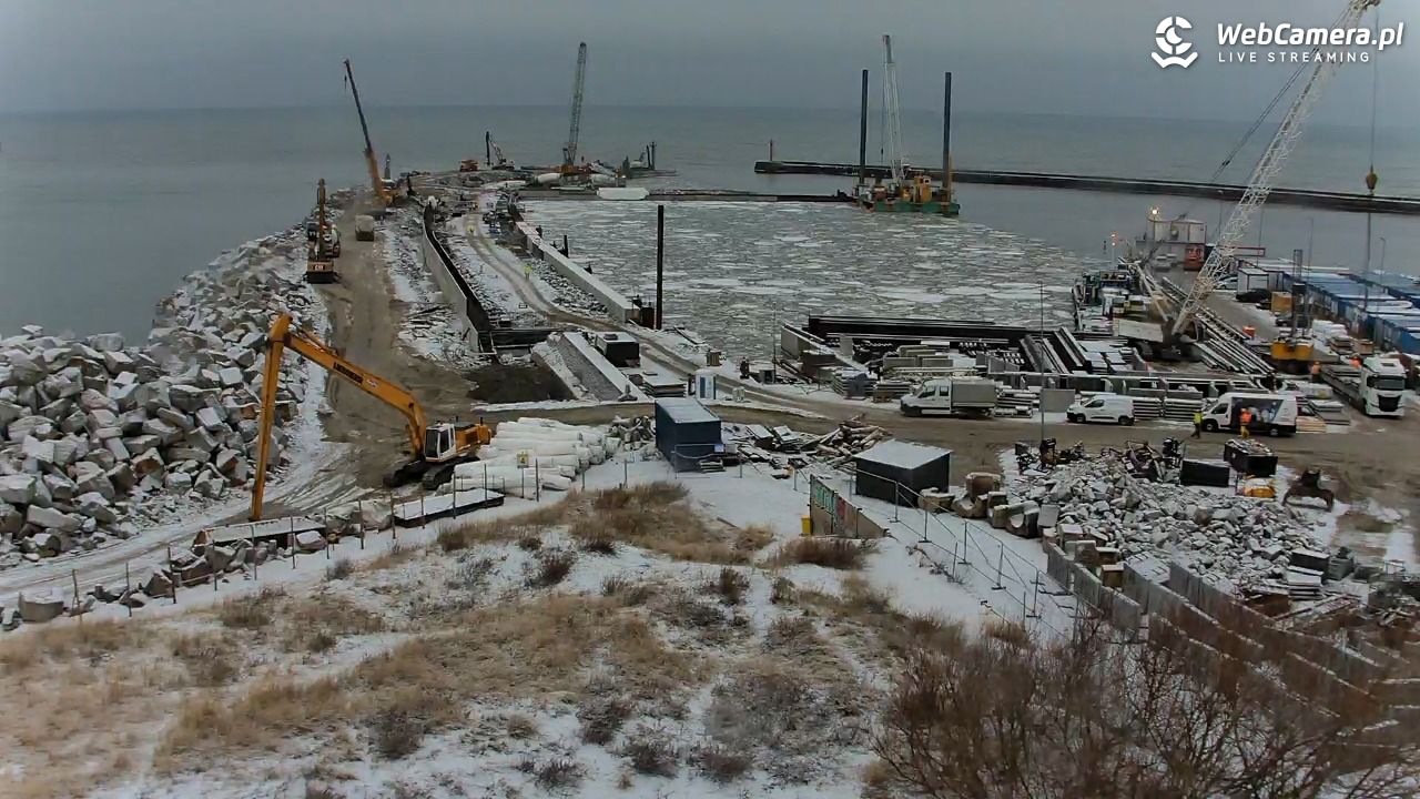 DARŁOWO - widok na plażę - 28 styczeń 2026, 13:59