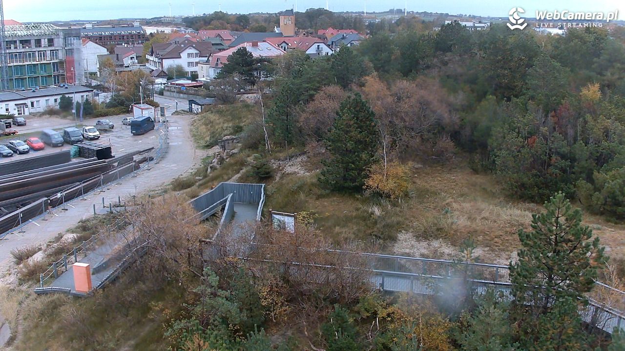 DARŁOWO - widok na plażę - 24 październik 2025, 08:05