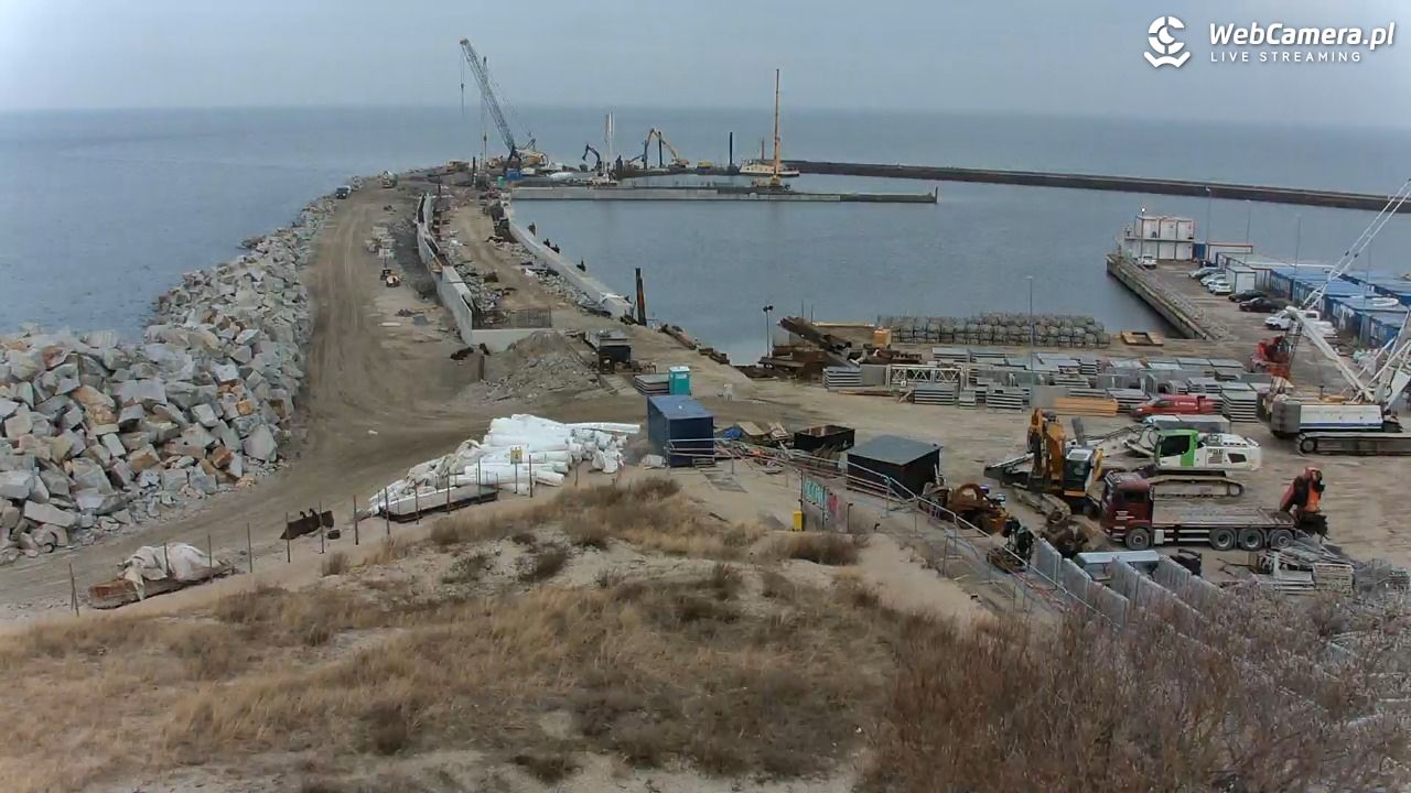 DARŁOWO - widok na plażę - 11 marzec 2026, 10:23