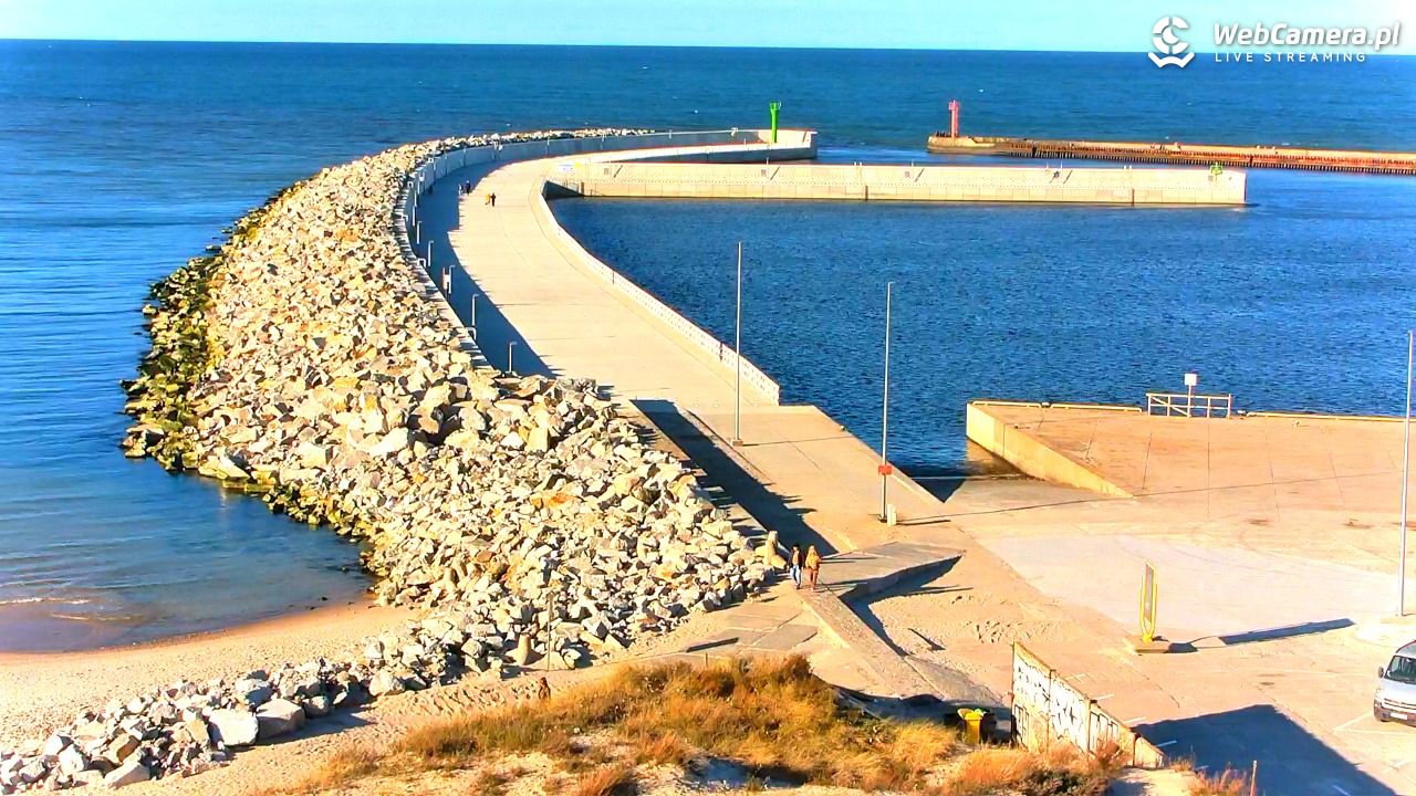 DARŁOWO - widok na plażę - 19 październik 2026, 13:14