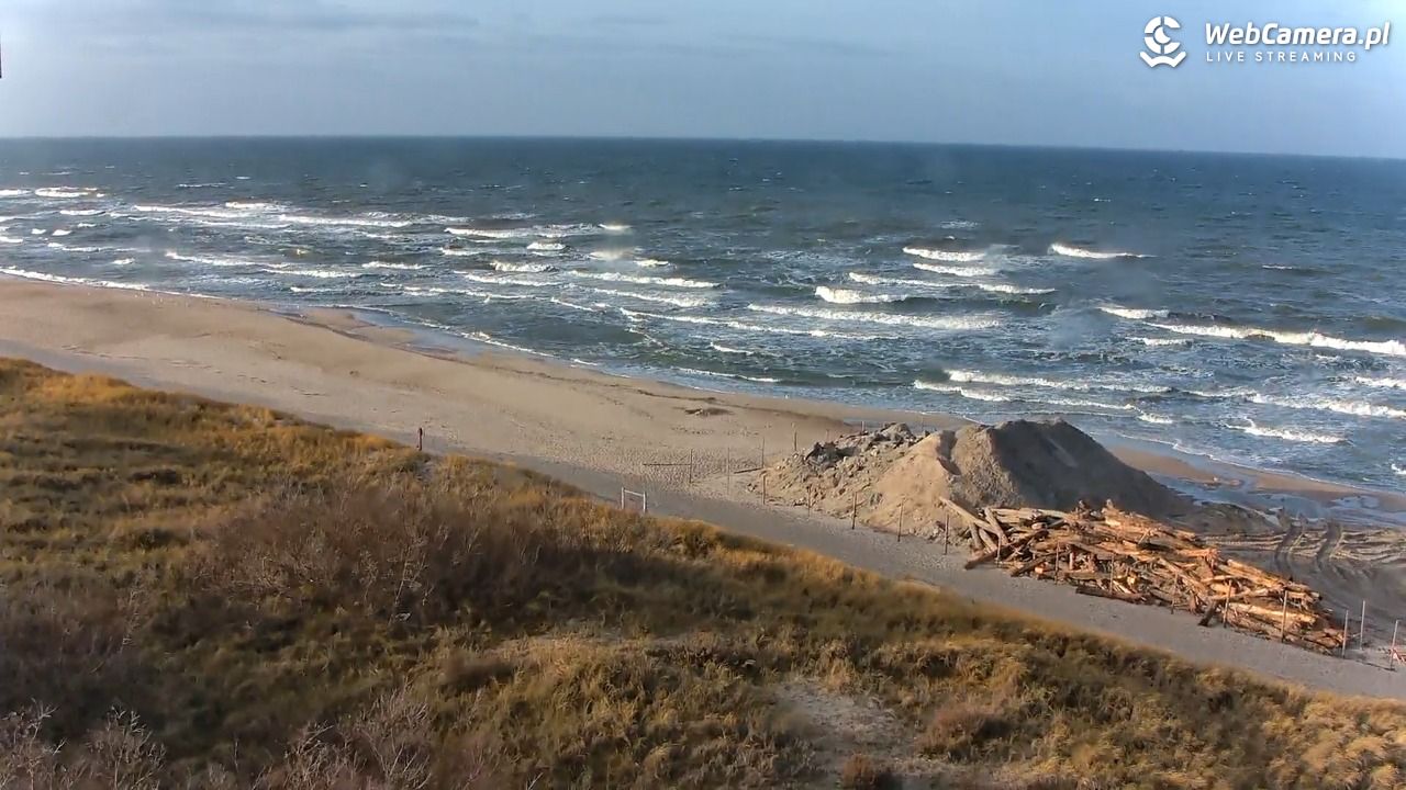 DARŁOWO - widok na plażę - 11 grudzień 2025, 10:17