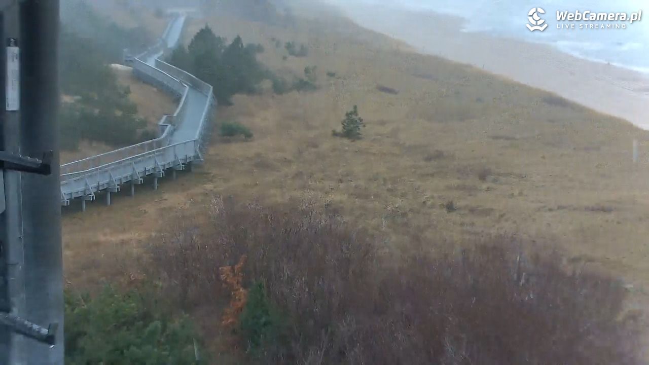 DARŁOWO - widok na plażę - 13 grudzień 2025, 11:28