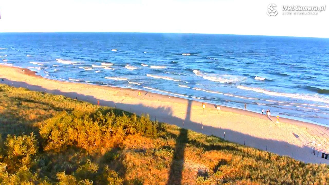 DARŁOWO - widok na plażę - 11 sierpień 2025, 06:42