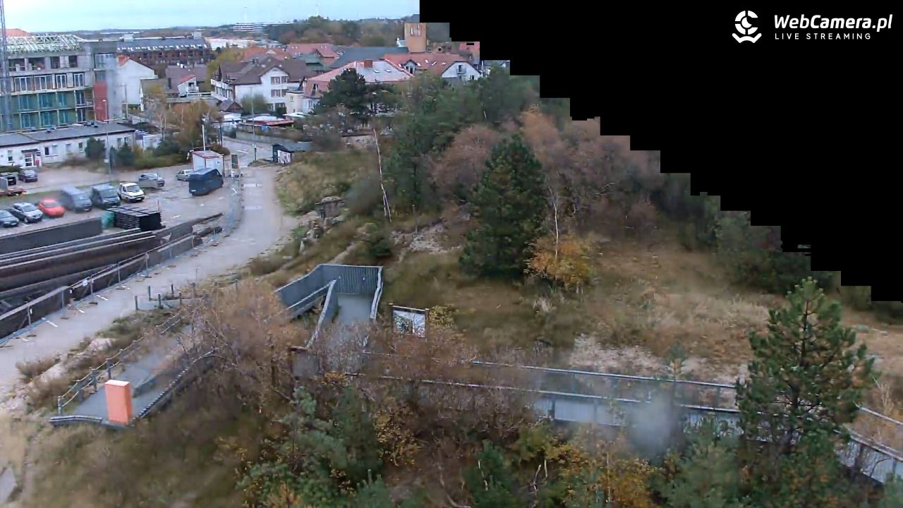 DARŁOWO - widok na plażę - 24 październik 2025, 08:05