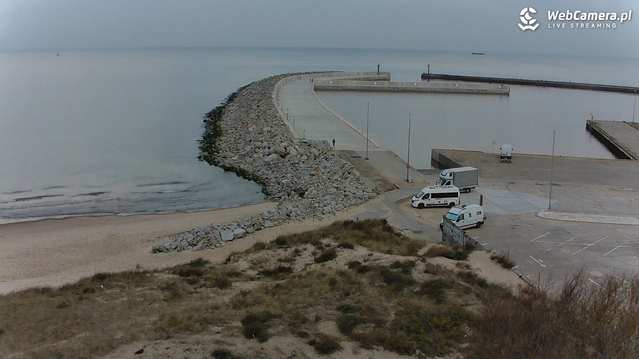 DARŁOWO - widok na plażę - 17 październik 2026, 07:33