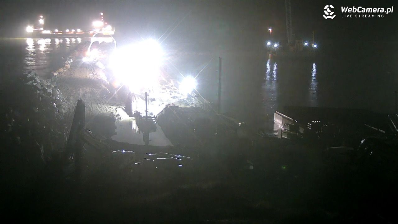 DARŁOWO - widok na plażę - 09 grudzień 2025, 18:45