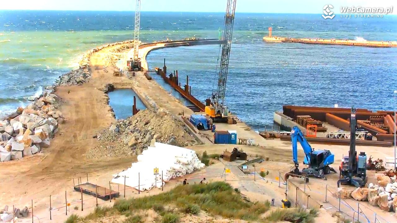 DARŁOWO - widok na plażę - 10 sierpień 2025, 14:45