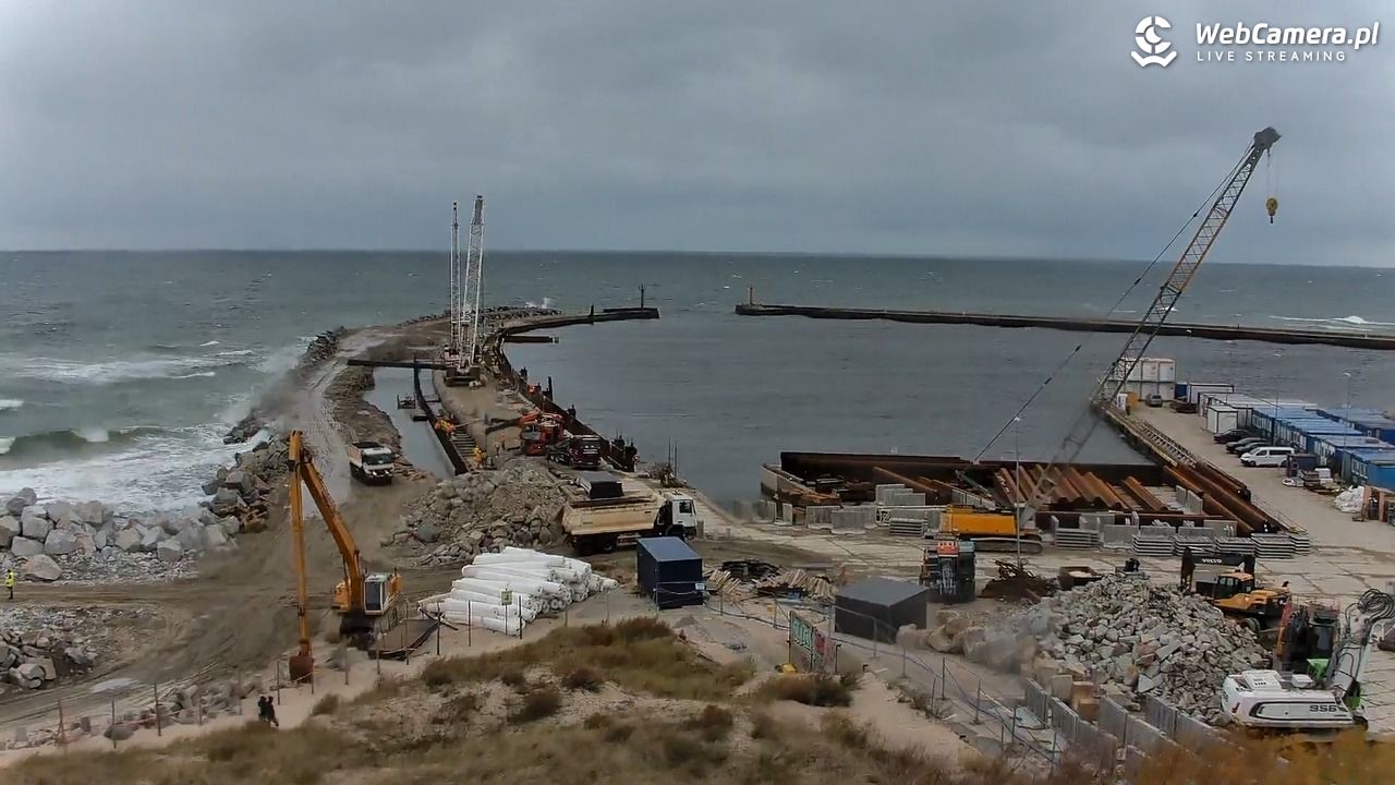 DARŁOWO - widok na plażę - 24 październik 2025, 15:58