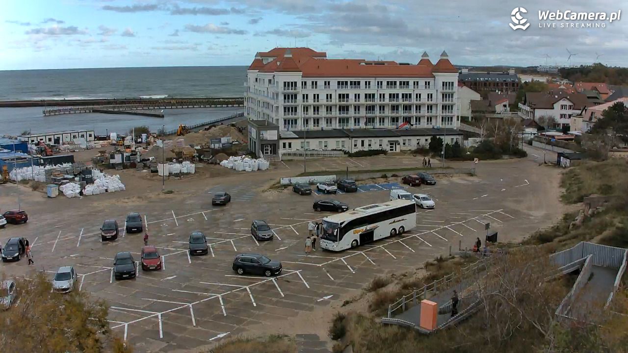 DARŁOWO - widok na plażę - 18 październik 2026, 10:10