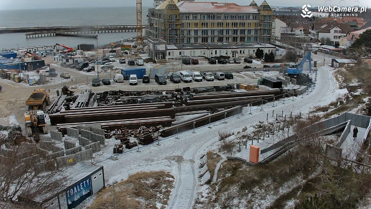 DARŁOWO - widok na plażę - 29 styczeń 2026, 11:21