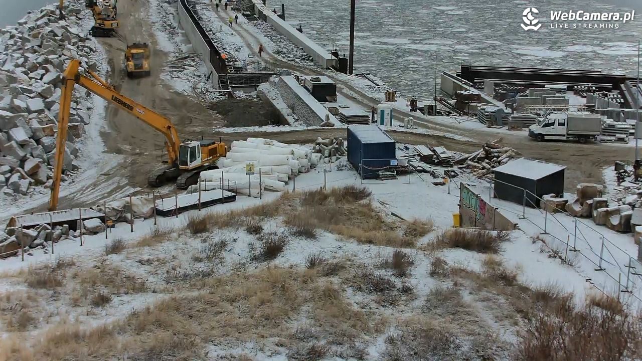 DARŁOWO - widok na plażę - 28 styczeń 2026, 13:50