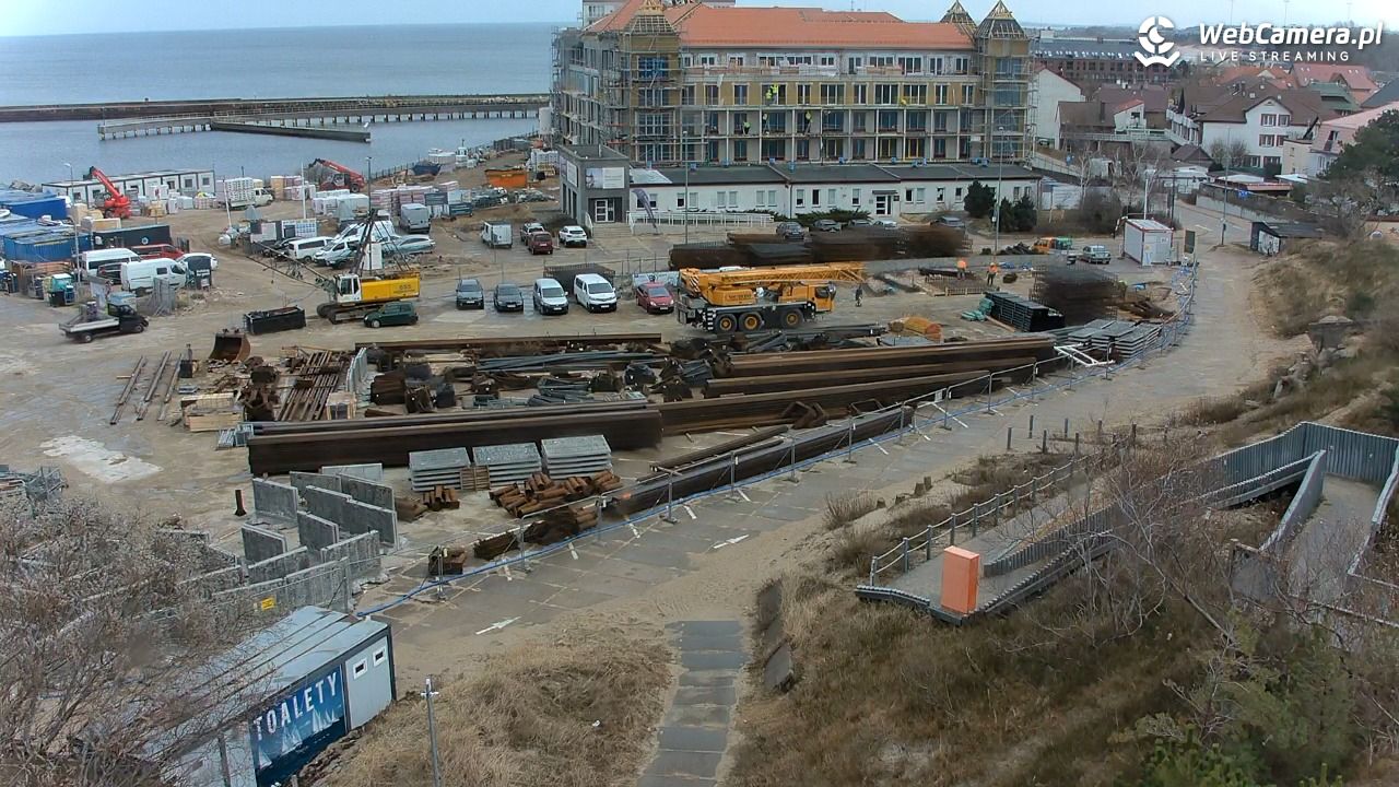 DARŁOWO - widok na plażę - 16 marzec 2026, 09:28