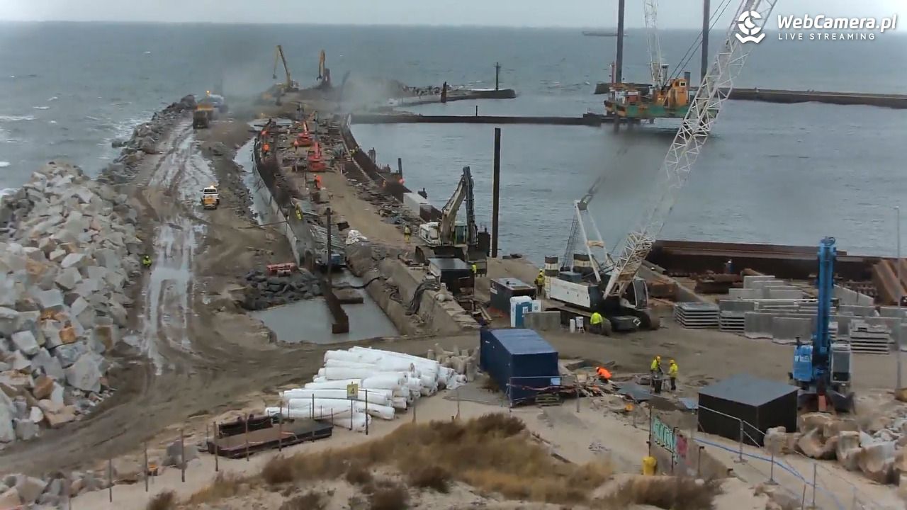 DARŁOWO - widok na plażę - 11 grudzień 2025, 13:28